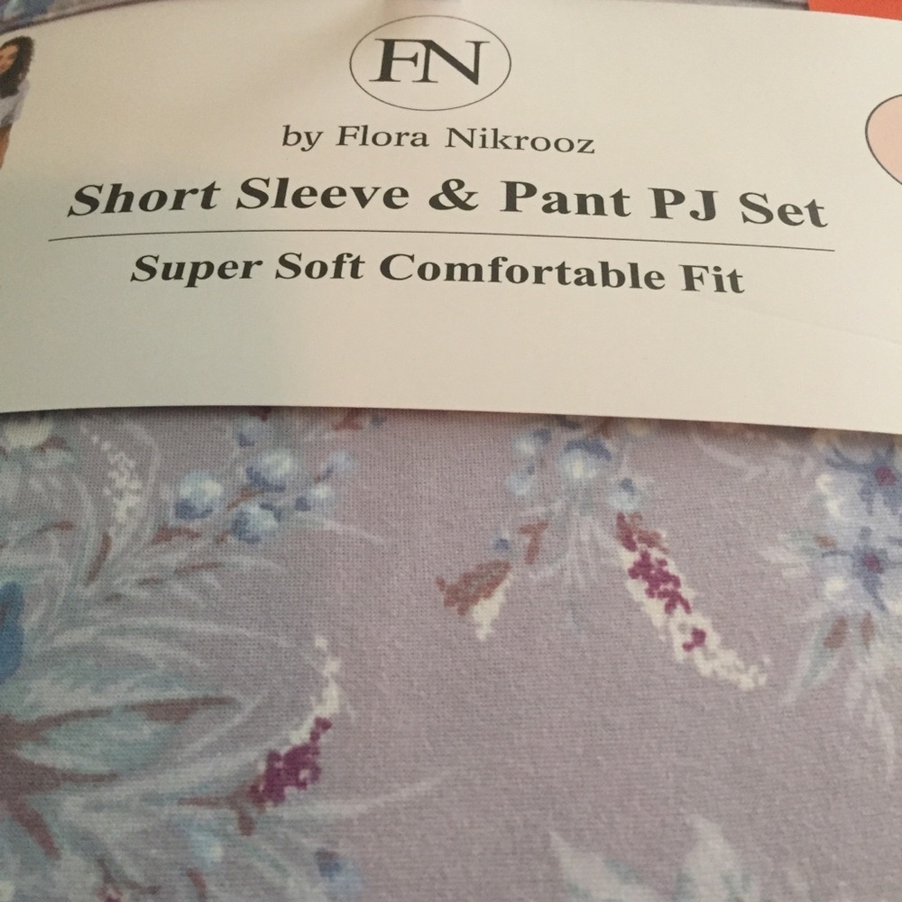 FLORA NIKROOZ SHORT SLEEVE & PANTS PAJAMA SET - Picture 8 of 12